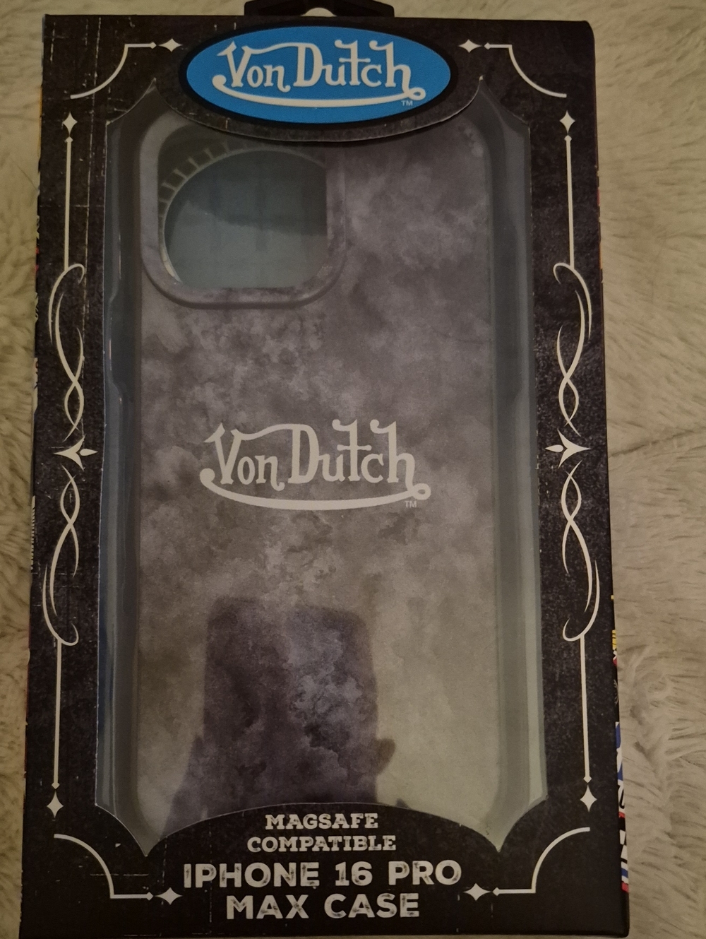 Von Dutch Gray Marble MagSafe iPhone Case